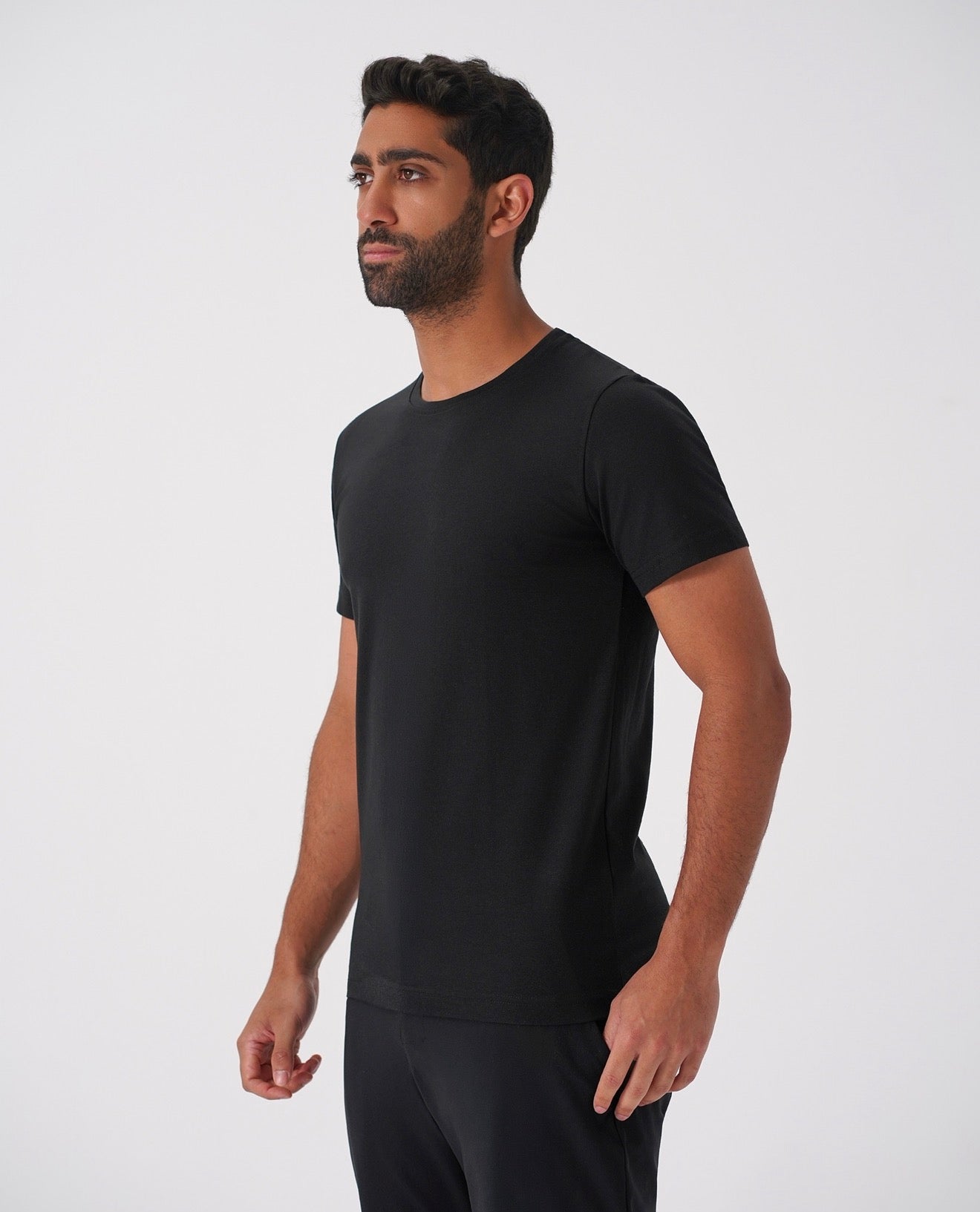 Slim Fit Black Shirt
