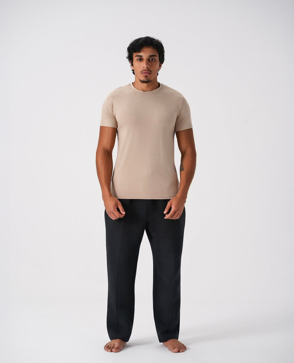 Regular Fit Beige Shirt