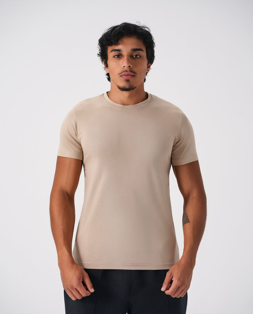 Regular Fit Beige Shirt